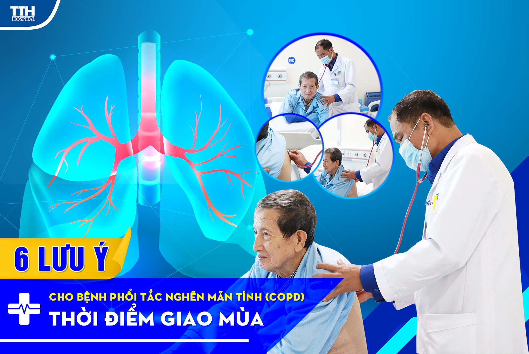 6 lưu ý cho bệnh phổi tắc nghẽn thời điểm giao mùa
