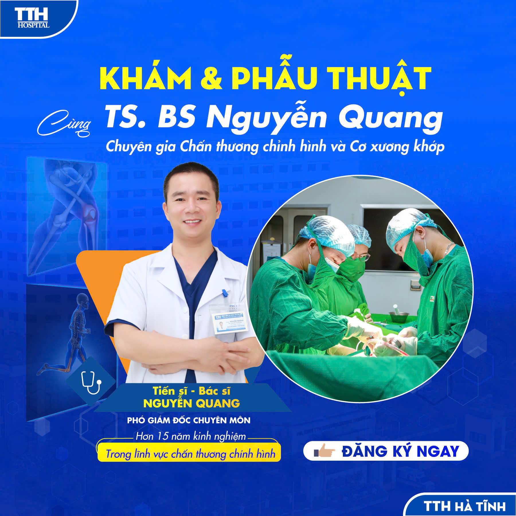 CHẤM DỨT CƠN ĐAU CƠ - XƯƠ.NG KH.ỚP CÙNG CHUYÊN GIA TS. BS NGUYỄN QUANG