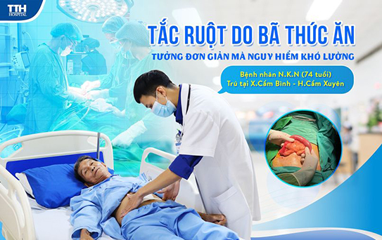 Tắc ruột do bã thức ăn