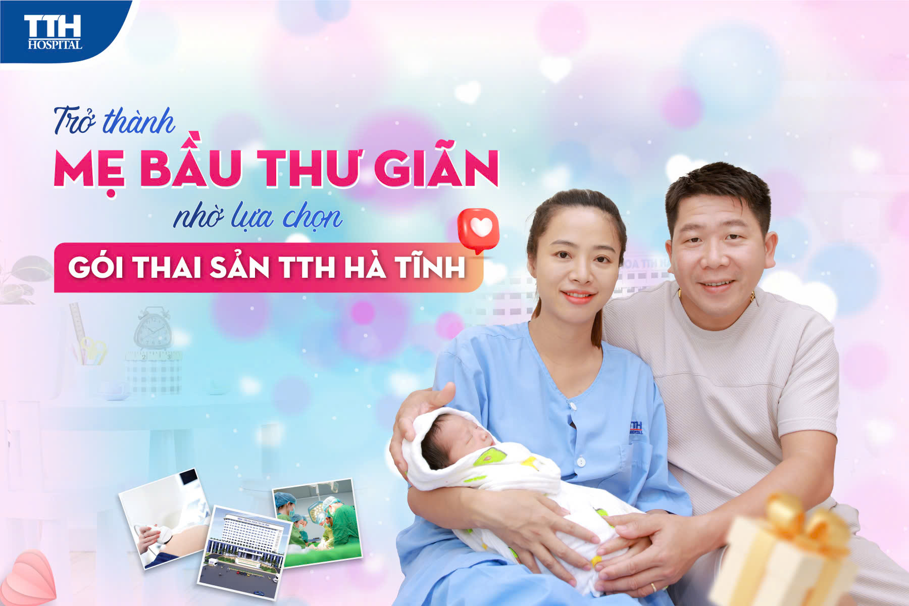 TRỞ THÀNH MẸ BẦU THƯ GIÃN NHỜ LỰA CHỌN GÓI THAI SẢN TTH HÀ TĨNH