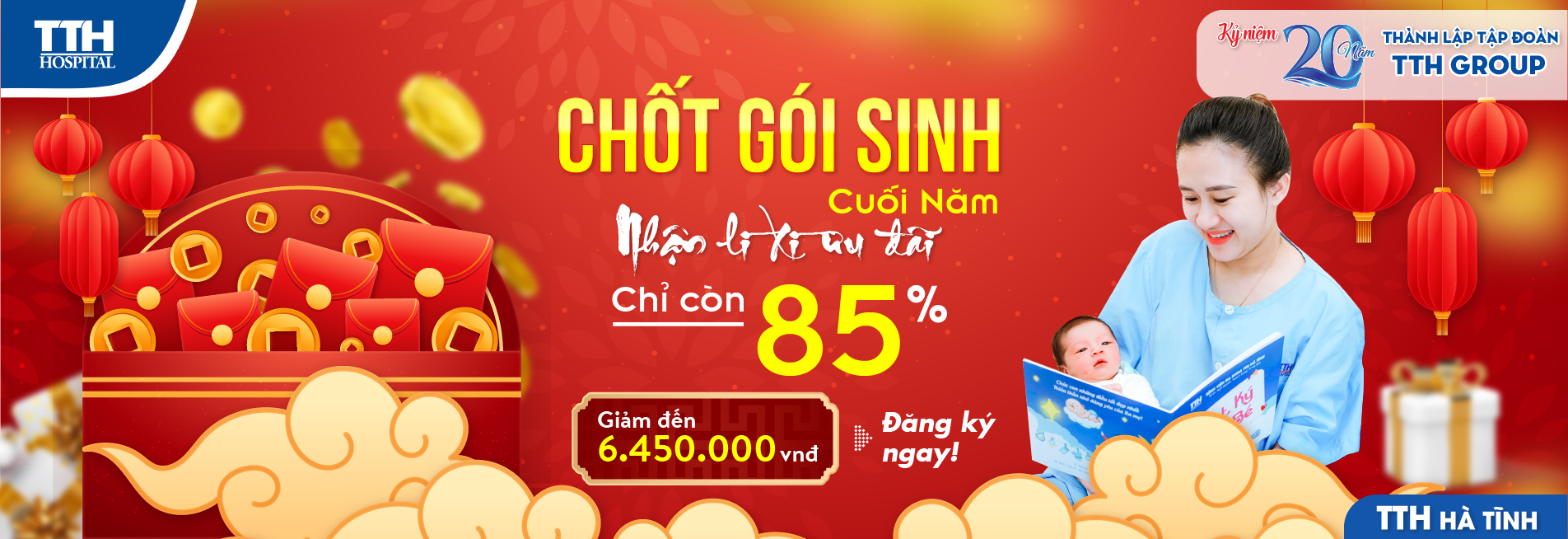 Chốt gói sinh cuối năm - nhận lì xì ưu đãi