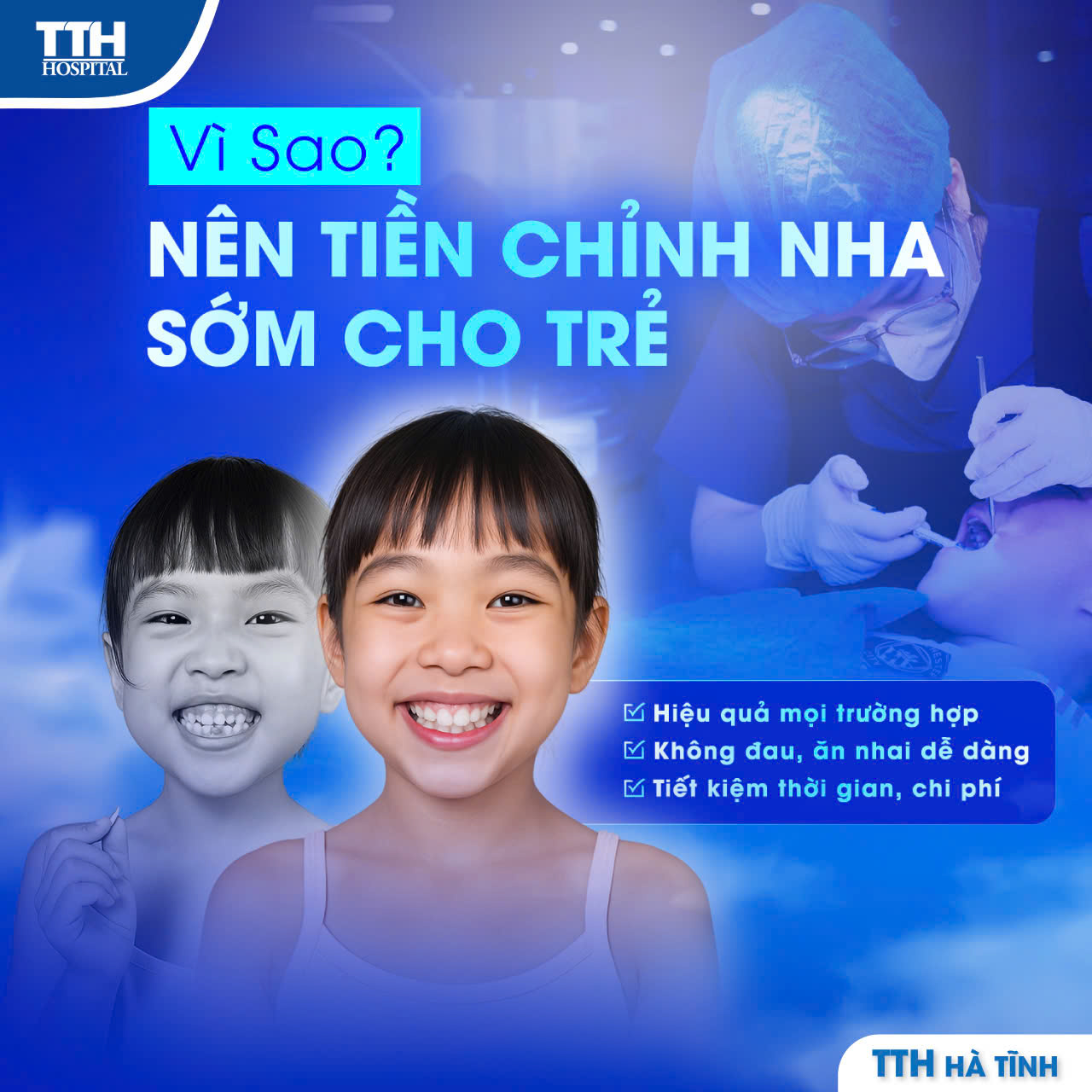 TIỀN CHỈNH NHA SỚM - ĐẦU TƯ NHỎ, GIÁ TRỊ LỚN CHO NỤ CƯỜI CỦA CON