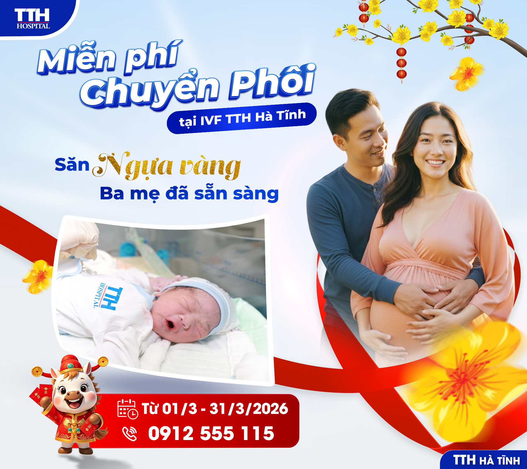 MIỄN PHÍ CHUYỂN PHÔI - SĂN “NGỰA VÀNG” NHƯ Ý, MÃ ĐÁO THÀNH CÔNG