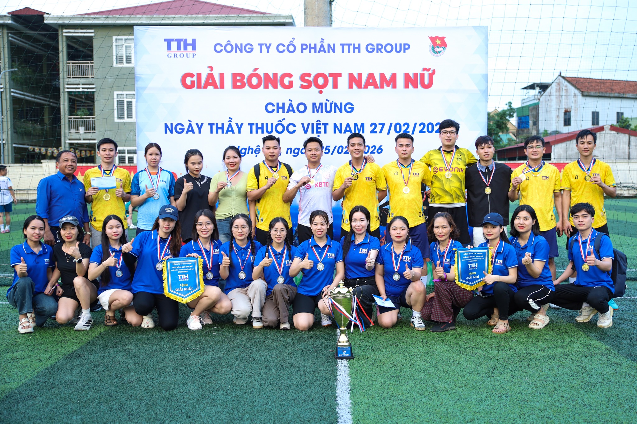 TTH HÀ TĨNH TỎA SÁNG TẠI GIẢI BÓNG SỌT TTH GROUP - XUẤT SẮC GIÀNH 2 GIẢI THƯỞNG TẠI GIẢI ĐẤU CHÀO MỪNG NGÀY 27/02